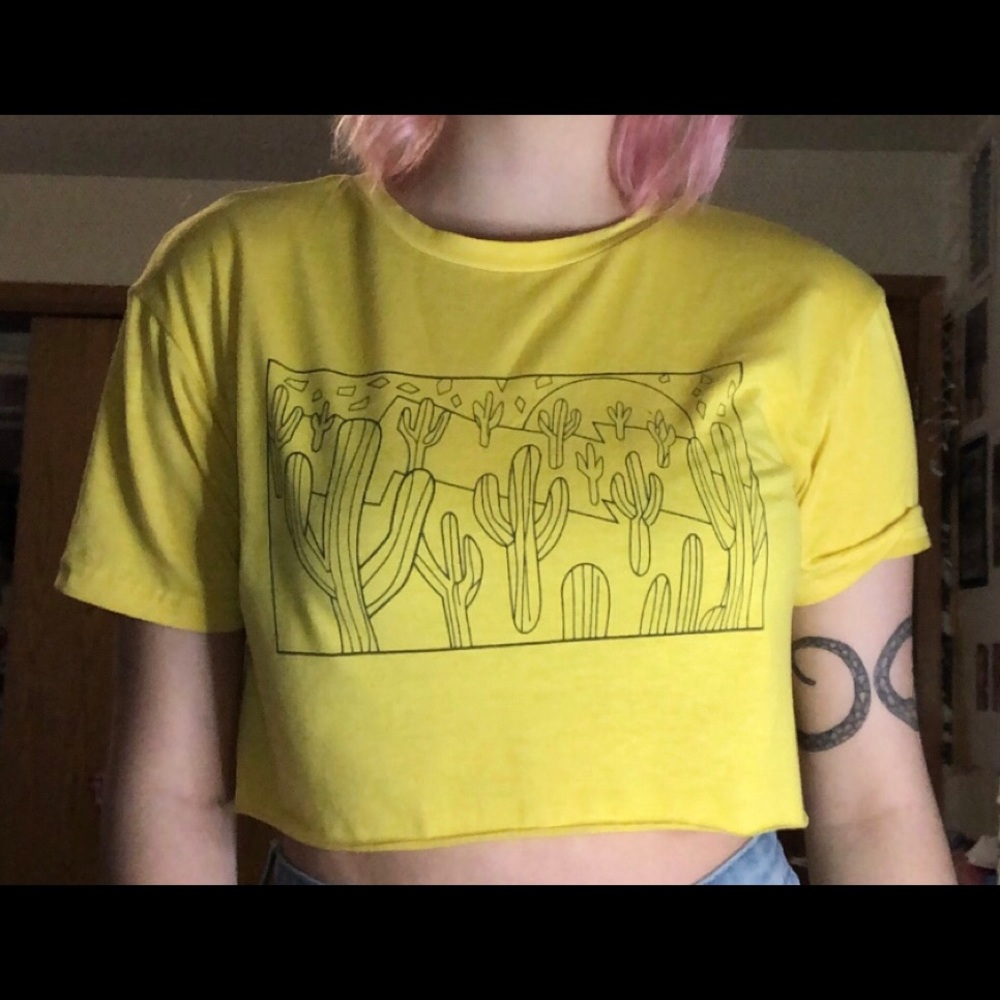 Cactus crop top